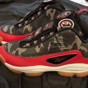 Allen Iverson Reebok Iverson Legacy RB Camo 'Tattoo Patches' Size 8 Men